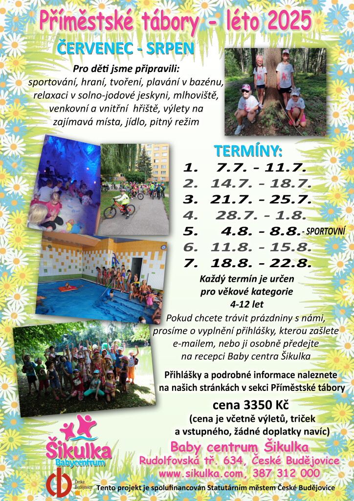 tábory 2025 s logem města
